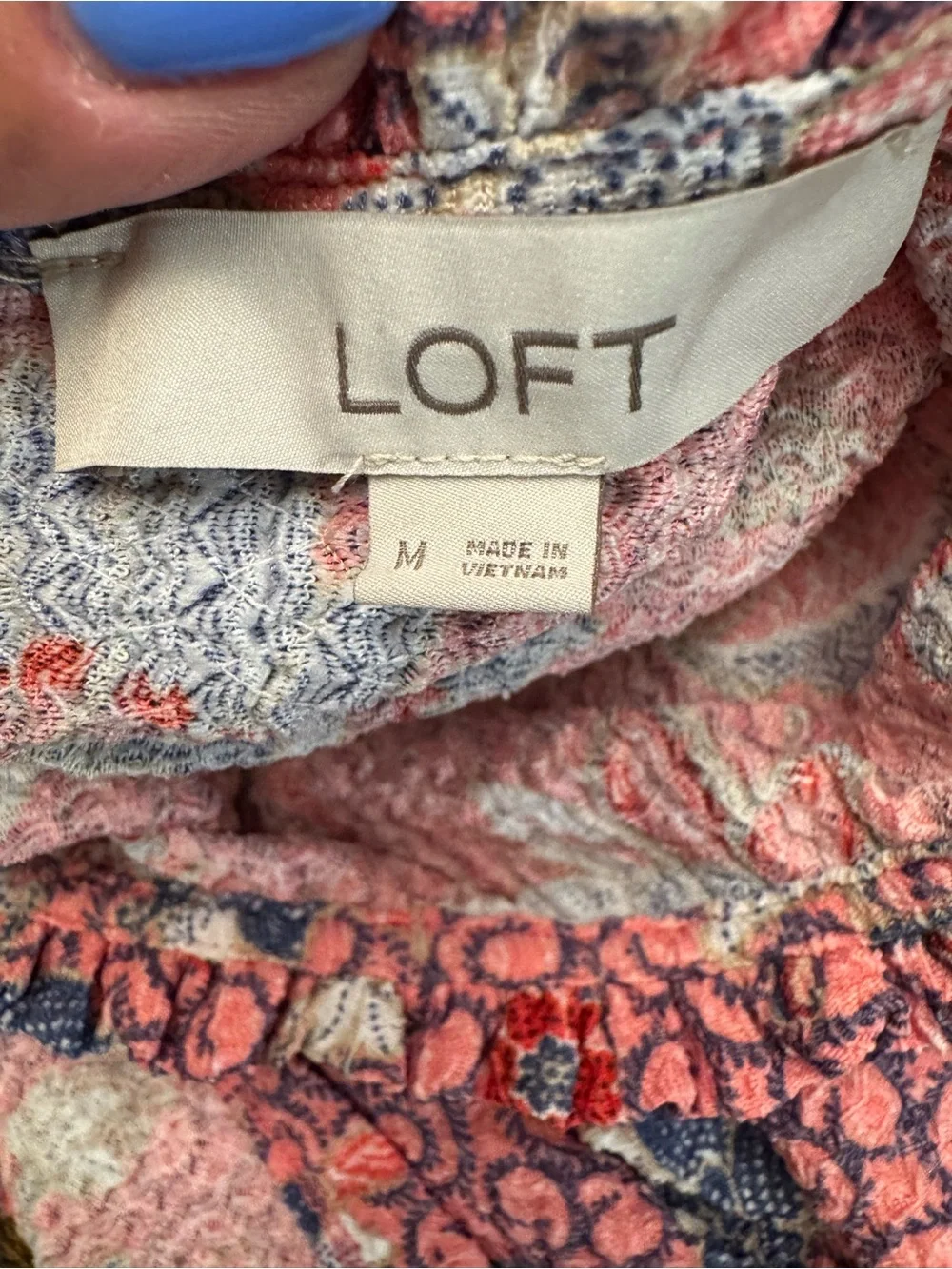 LOFT lightweight pink